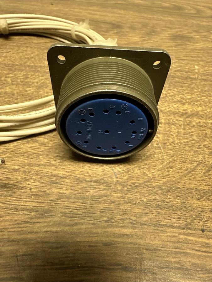 Amphenol,MS3102A28-18S,Receptacle With Pigtail