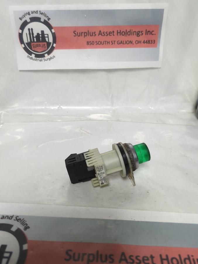Used FUJI ELECTRIC,AH30-L,GREEN PUSH BUTTON PRE-OWNED