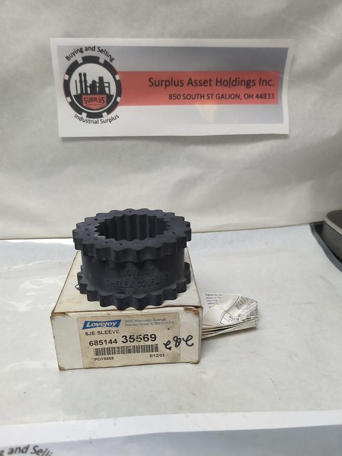 LOVEJOY,685144 35569,FLEX COUPLER SLEEVE 6JE NOS