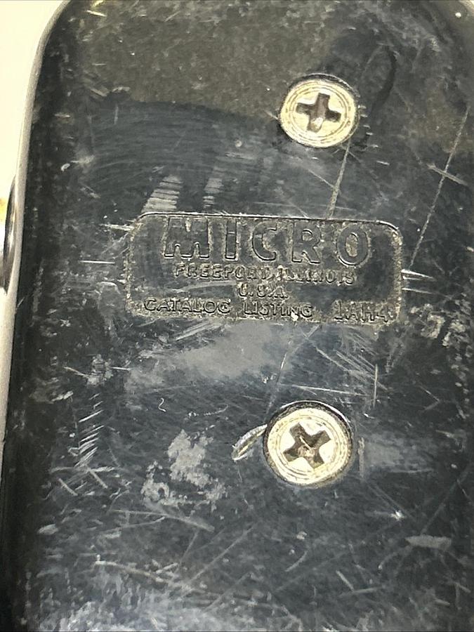 Used MICRO SWITCH,1AH4,PENDANT SWITCH