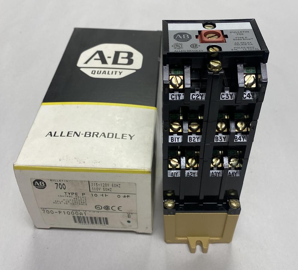 ALLEN BRADLEY,700-P1000A1,SER B CONTROL RELAY NOS