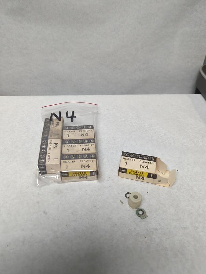 ALLEN BRADLEY,N4,THERMAL OVERLOAD HEATER ELEMENT LOT OF 6 NOS