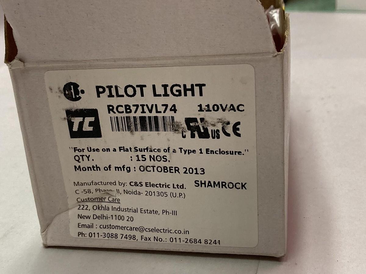 ShamRock,RCB7IVL74,Pilot Light BOX OF 13