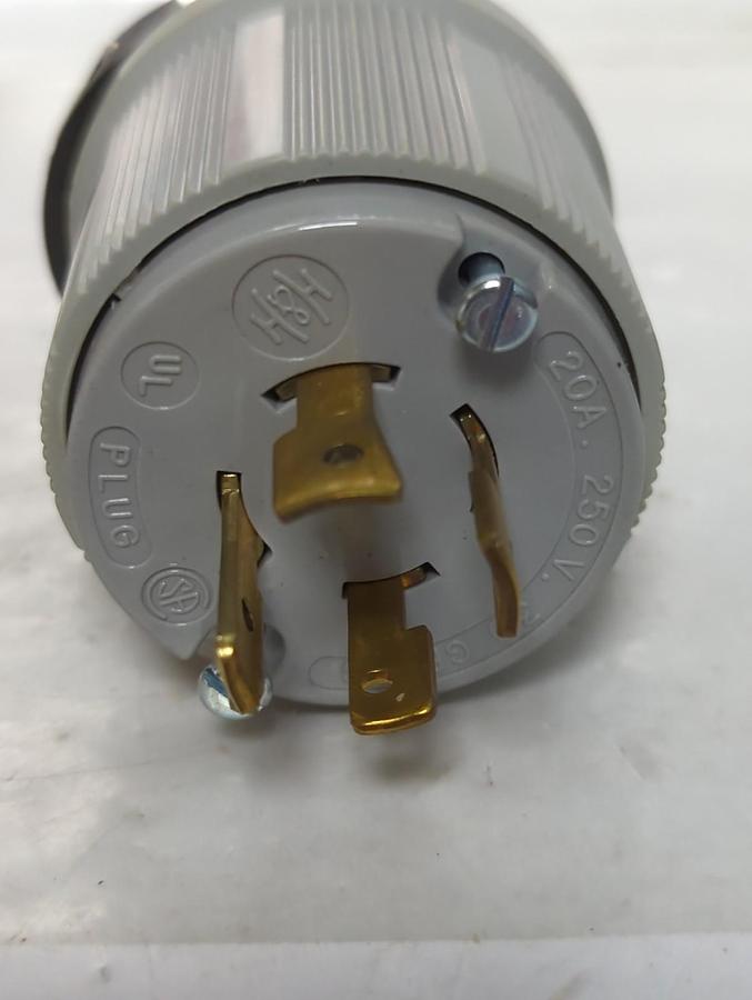ARROW HEART,6422,LOCKING PLUG NEMA 1 15-20P 250V 20A 3PH 3P 4W NOS