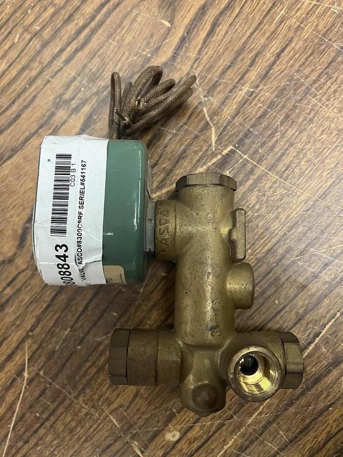 Used ASCO,8300C9RF,SOLENOID VALVE 120V 3/8"