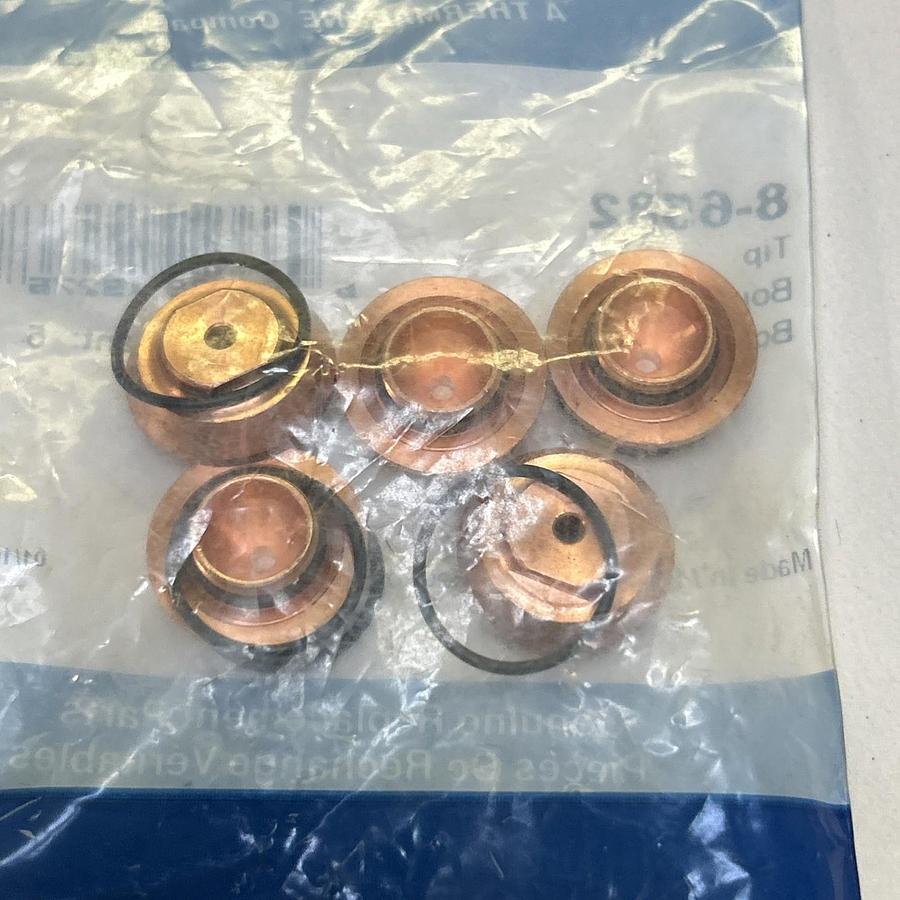 Used THERMAL DYNAMICS,8-6582,PLASMA CUTTING TORCH TIP PACK OF 5 NEW