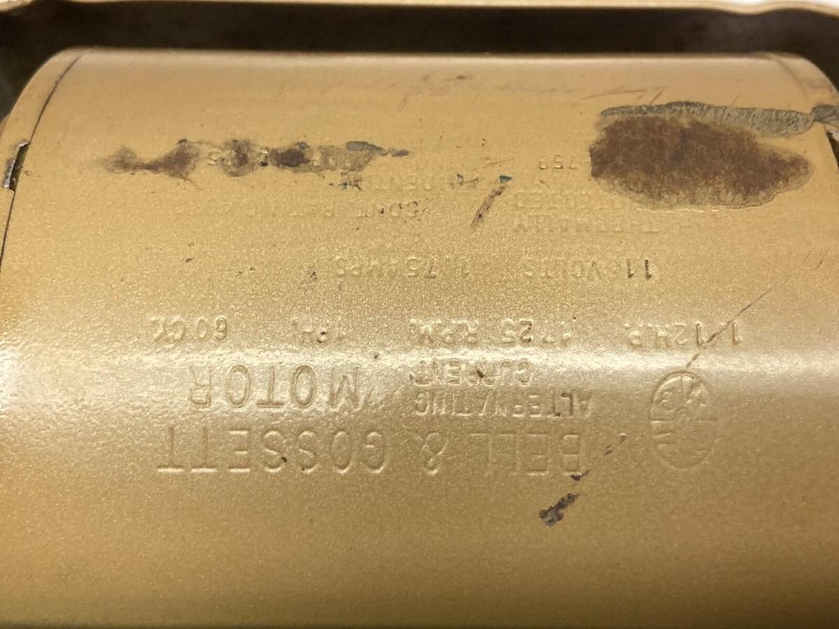 Used Bell & Gossett,P06441,1-Phase Alternating Current Motor 1725RPM 1/12HP 60CY