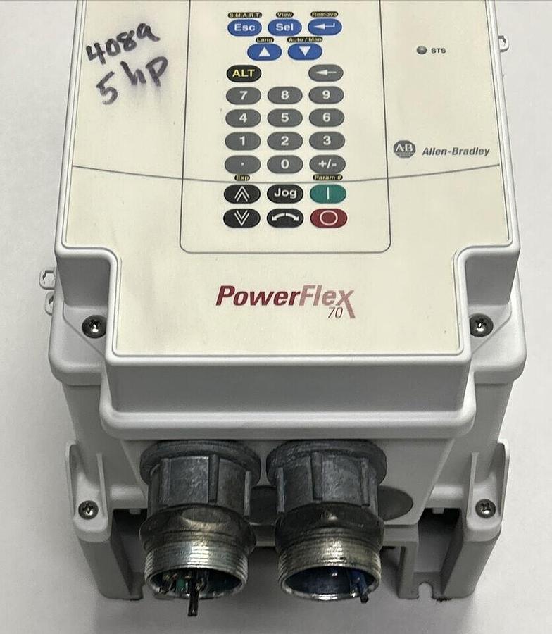 Used ALLEN BRADLEY,20AD8P0C3AYNANNN,VFD POWERFLEX 70 AC DRIVE 5HP 4KW