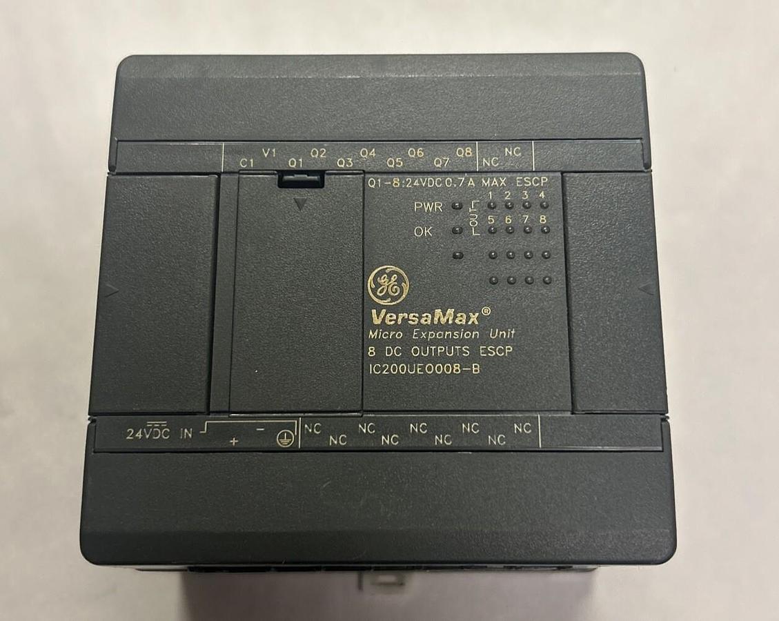 Used GE FANUC,IC200UEO008-B,VERSAMAX MICRO EXPANSION UNIT