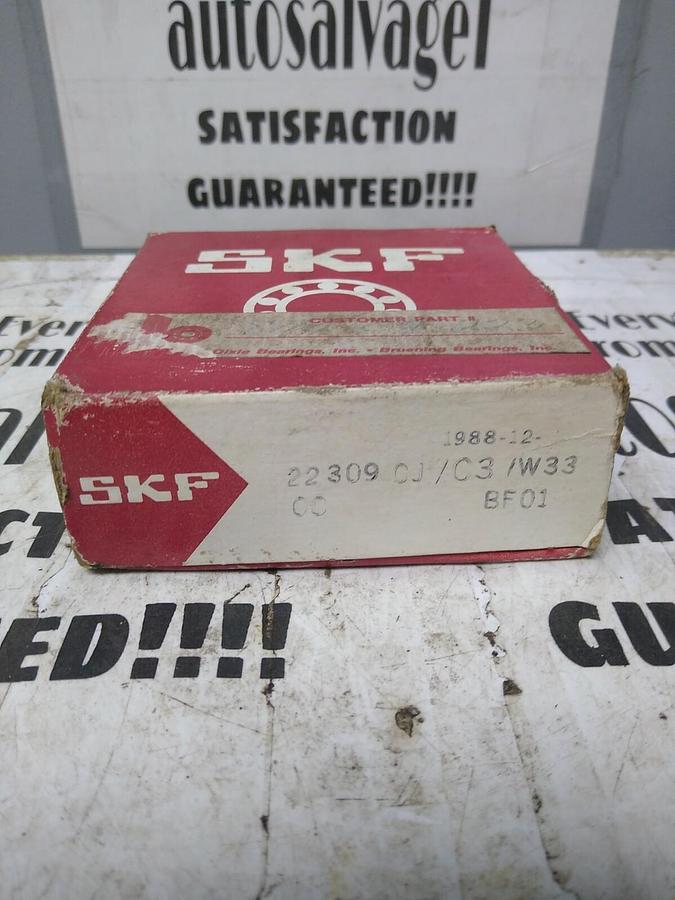 Used SKF,22309 CJ/C3/W33,SPHERICAL ROLLER BEARING NOS