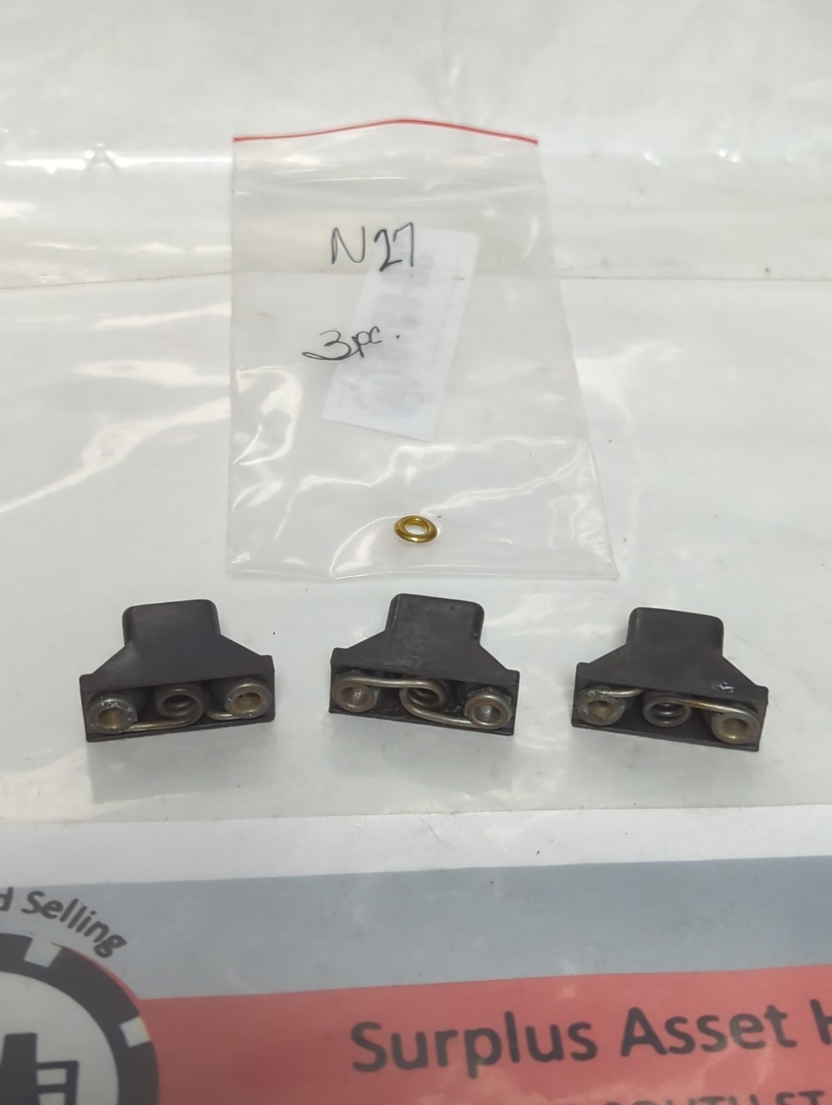 Used ALLEN BRADLEY,N27,THERMAL OVERLOAD PROTECTION HEATER ELEMENT LOT OF 3 PRE-OWNED