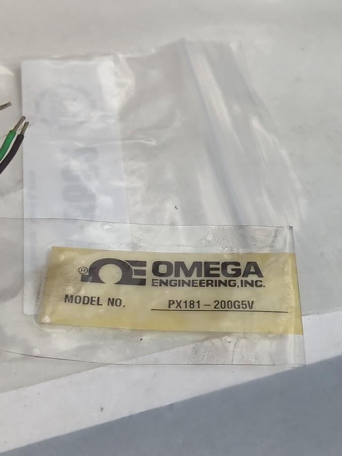 Used OMEGA,PX181-200G5V,TRANSDUCER 200 PSIG PRE-OWNED