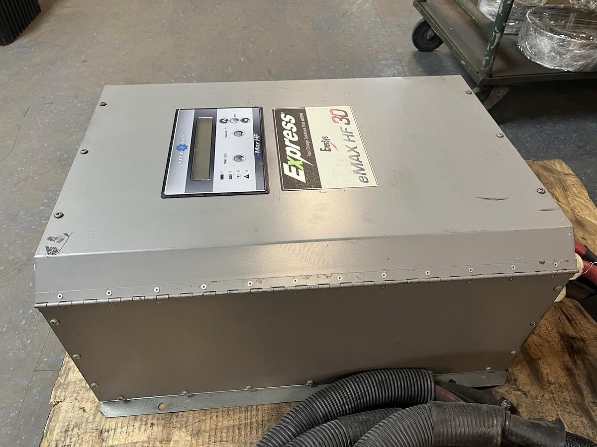 Used AKER WADE,eMAX HF30-48,ENERSYN HF FAST BATTERY CHARGER 30kW 480V 24/36/48vdc