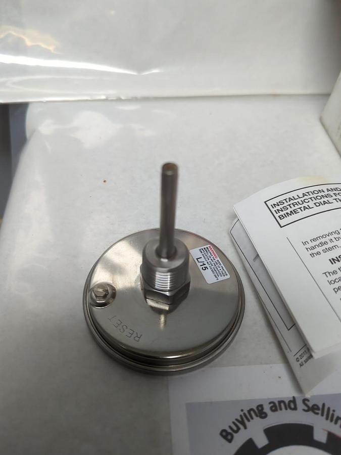 ASHCROFT,10390090-4,BI-METAL THERMOMETER 3 INCH NOS