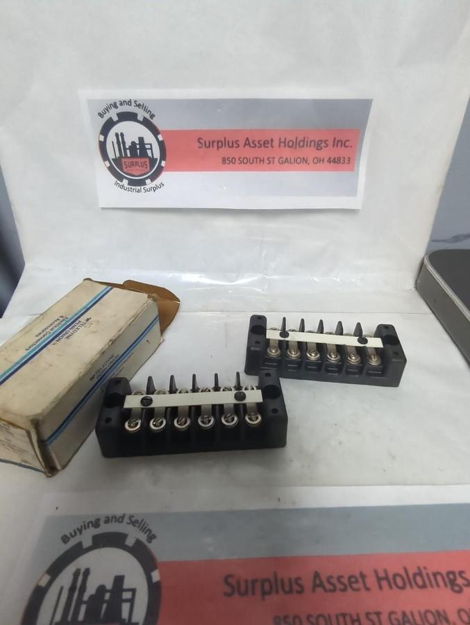 TELEDYNE PENN-UNION,AEP TERMINAL BLOCKS 30 AMP 750V PACK OF 2 NOS