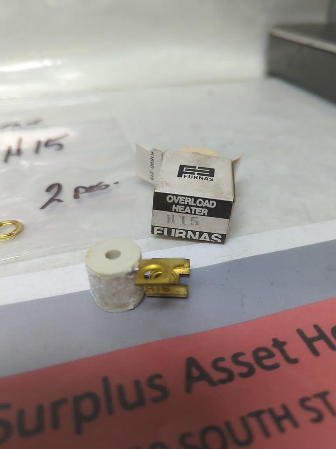 FURNAS,H15,OVERLOAD HEATER ELEMENT LOT OF 2 NOS