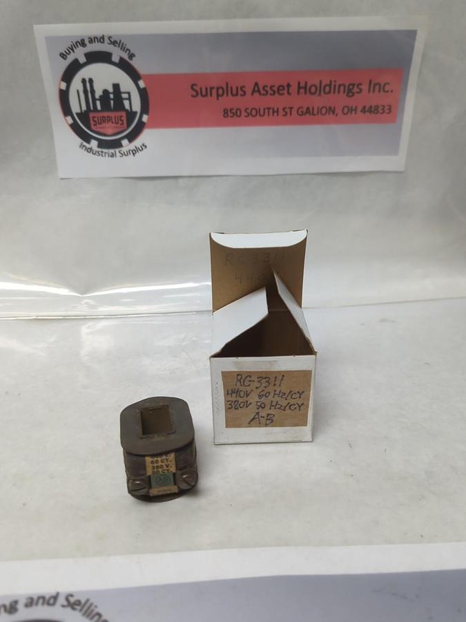 Used ALLEN-BRADLEY,RC-3311,COIL440V 60HZ/CY 380V 50HZ/CY PRE-OWNED