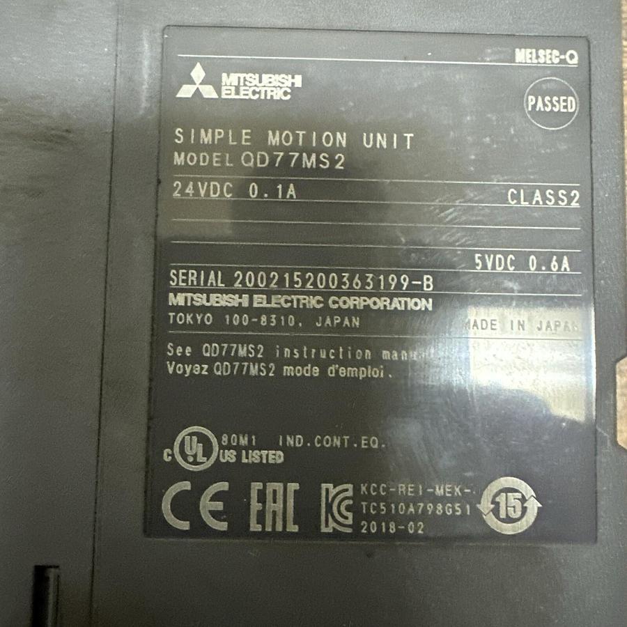 Used Mitsubishi,QD77MS2,Simple Motion Unit