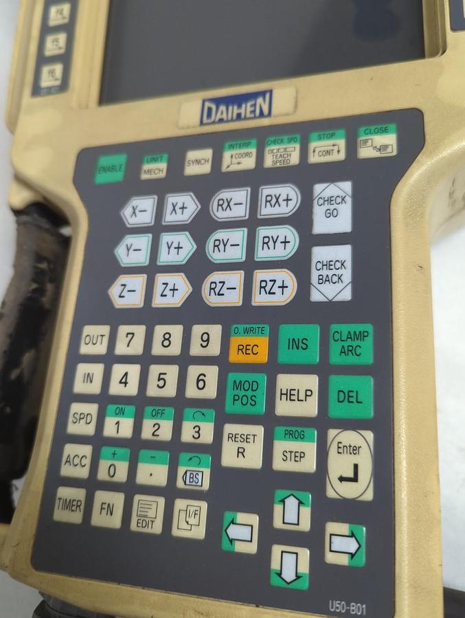 Used DAIHEN,AXTP-SON-EC08,TEACH PENDANT WITH 25 FT CORD/CABLE PRE-OWNED