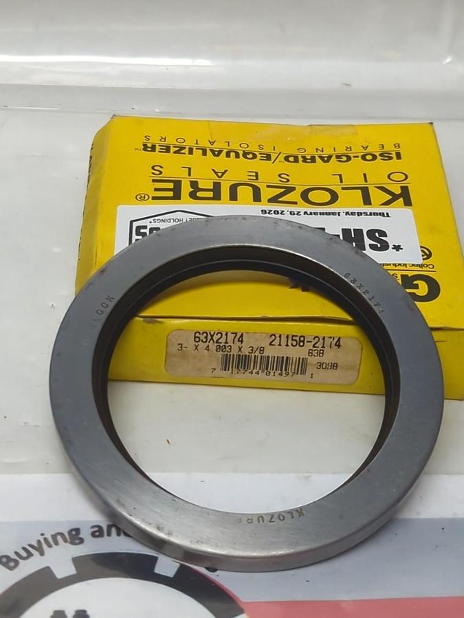 GARLOCK KLOZURE,21158-2174,OIL SEAL 3 X 4.003 X 3/8 NOS