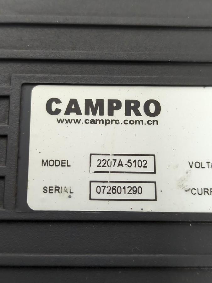 Used CAMPRO,2207A-5102,DC MOTOR CONTROLLER 24V CURRENT 250A PRE-OWNED
