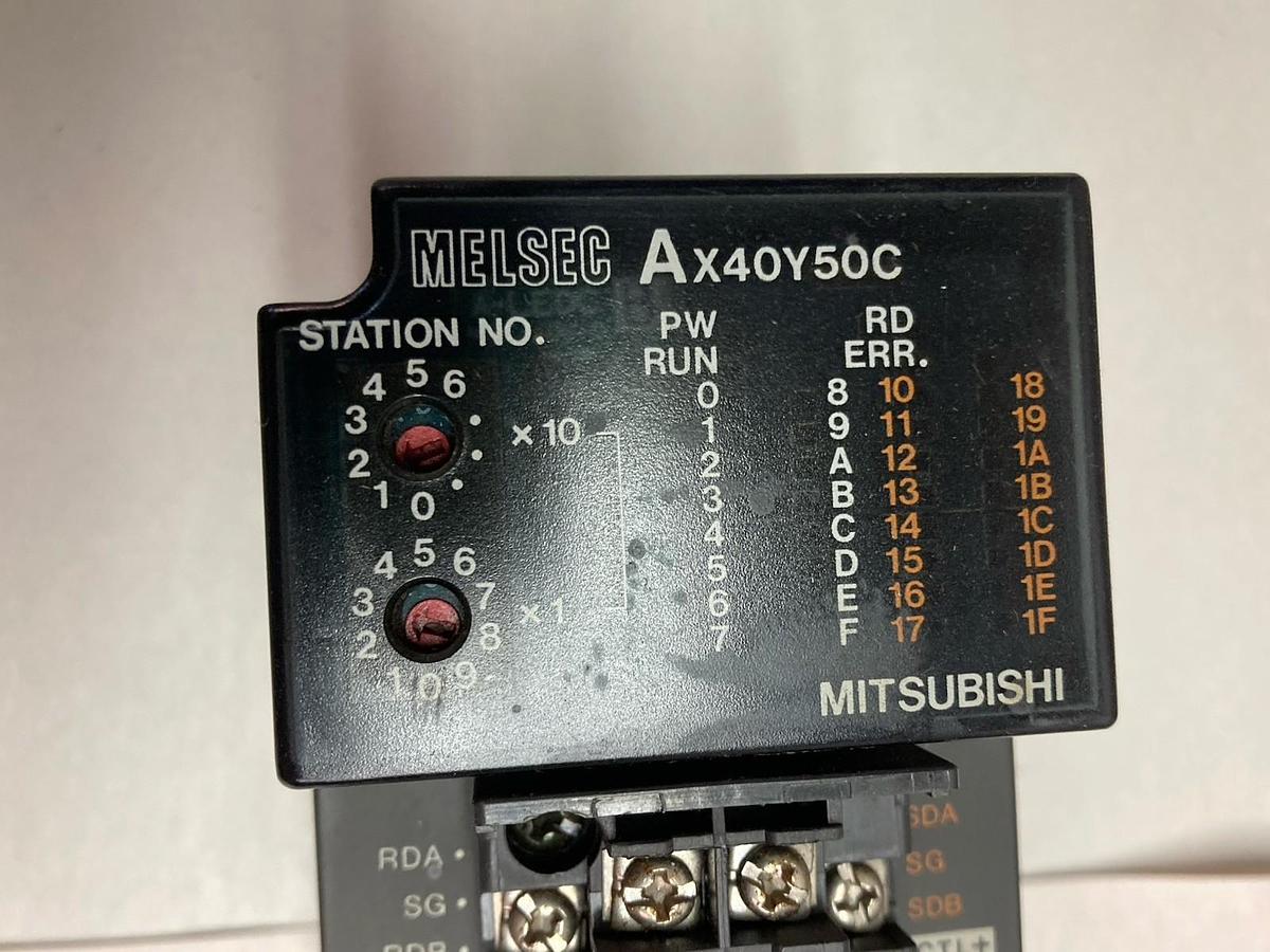 Used Mitsubishi,AX40Y50C,Input/Output Module