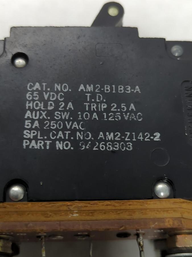 Used HEINEMANN,AM2-B1B3-A,CIRCUIT BREAKER 2-POLE PRE-OWNED