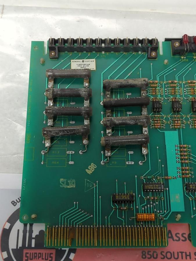 Used GENERAL ELECTRIC,IC00YB804A,115V AC DC INPUT CIRCUIT BOARD PRE-OWNED