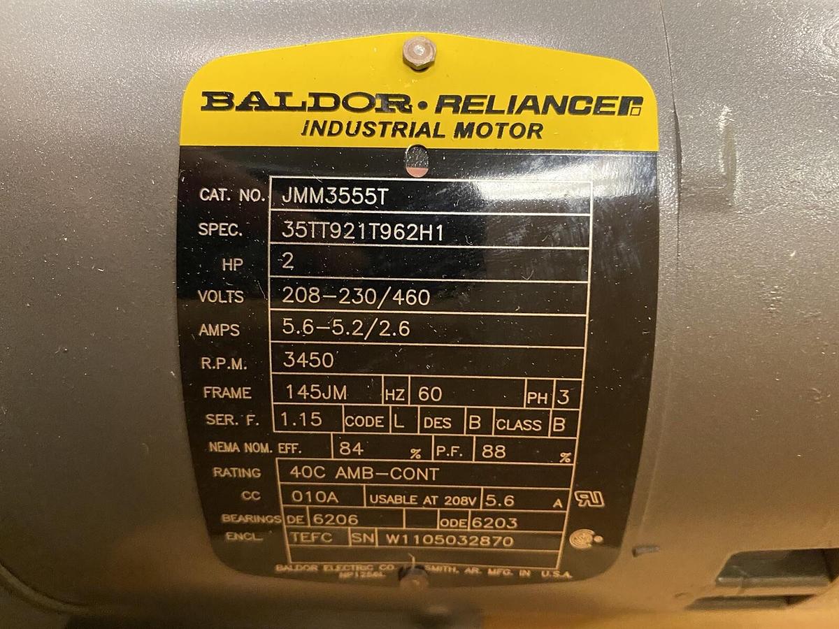 Used FLOWSERVE,VSMP-2000-56FR,VERTICAL IMMERSION PUMP 1.25X0.75-6 2HP 3450RPM