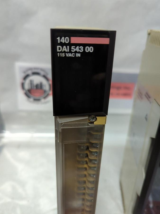 Used SCHNEIDER AUTOMATION,140 DAI 543 00,TSX QUANTUM 115 VAC MODULE LOT OF 2 USED