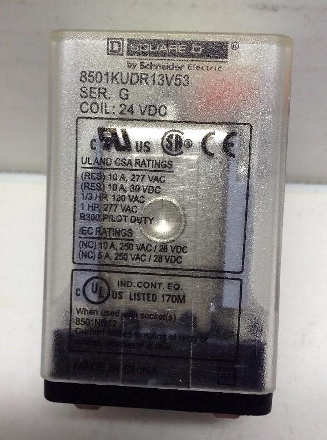 Square D,8501KUDR13V53,Plug-In GP Relay Series G