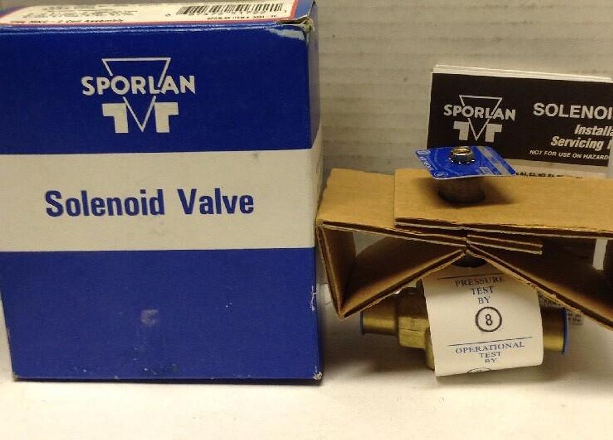 Sporlan,B9S2,Solenoid Valve 1/2 IN ODF or 5/9 IN ODM Solder Connections
