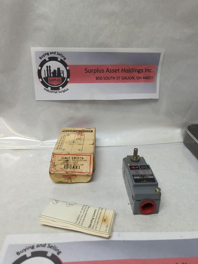 CUTLER-HAMMER,E50AR1,HEAVY DUTY LIMIT SWITCH NOS