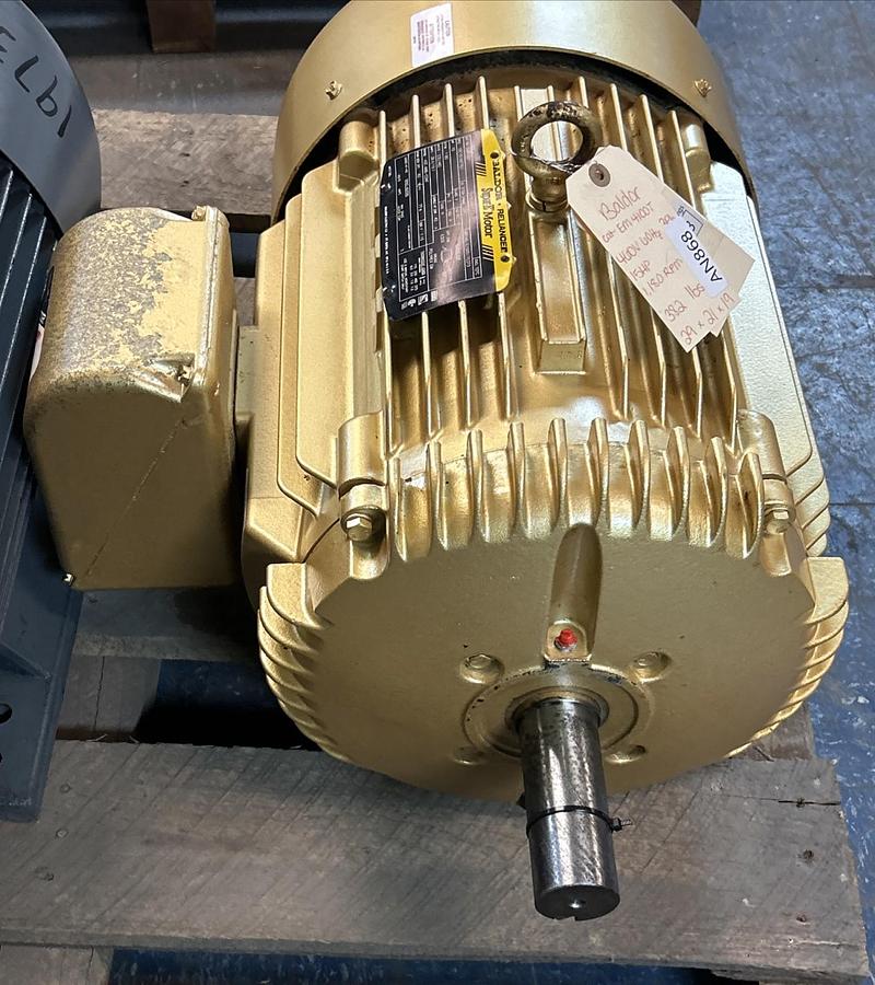 Used BALDOR,EM4100T,SUPER-E MOTOR 15HP 1180RPM 230/460V 3PH 284T FRAME