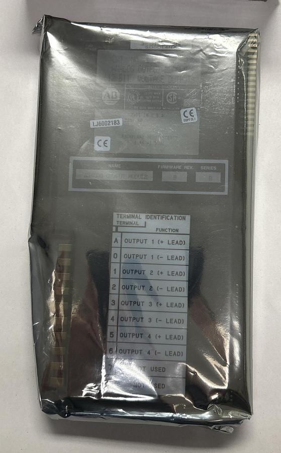 Used ALLEN BRADLEY,1771-OFE1,OUTPUT MODULE REFURBISHED