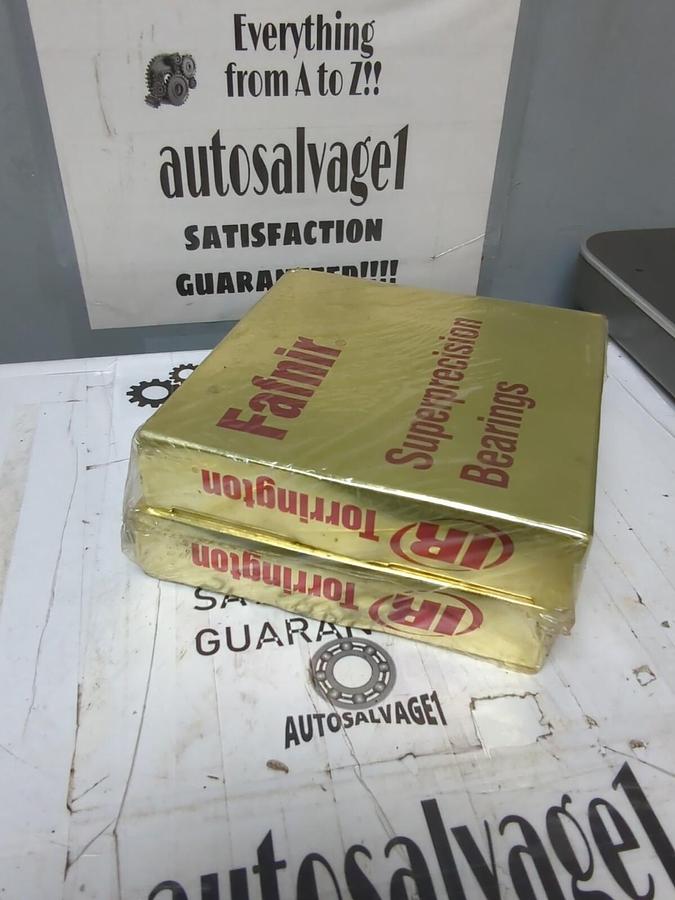 FAFNIR,2MM218WI DUL,SUPER PRECISION ANGULAR CONTACT BEARING SET 90X160X30MM NOS