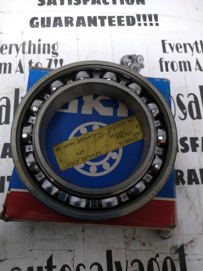 SKF,6017/C3,DEEP GROOVE BALL BEARING NOS