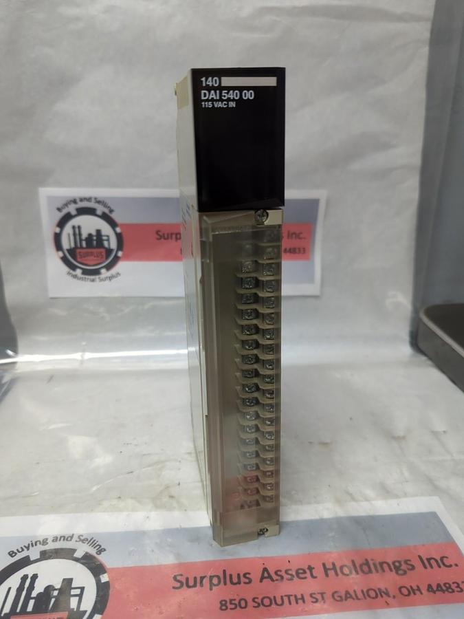 Used SCHNEIDER AUTOMATION,140 DAI 540 00,TSX QUANTUM INPUT MODULE USED