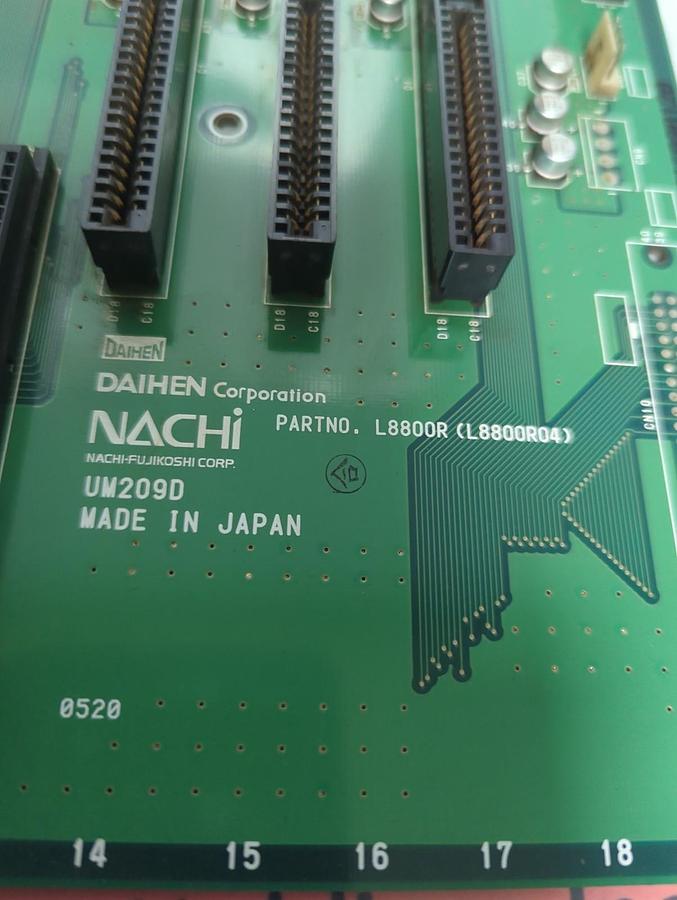 Used NACHI DAIHEN,L8800R (L8800R04),CIRCUIT BOARD PRE-OWNED