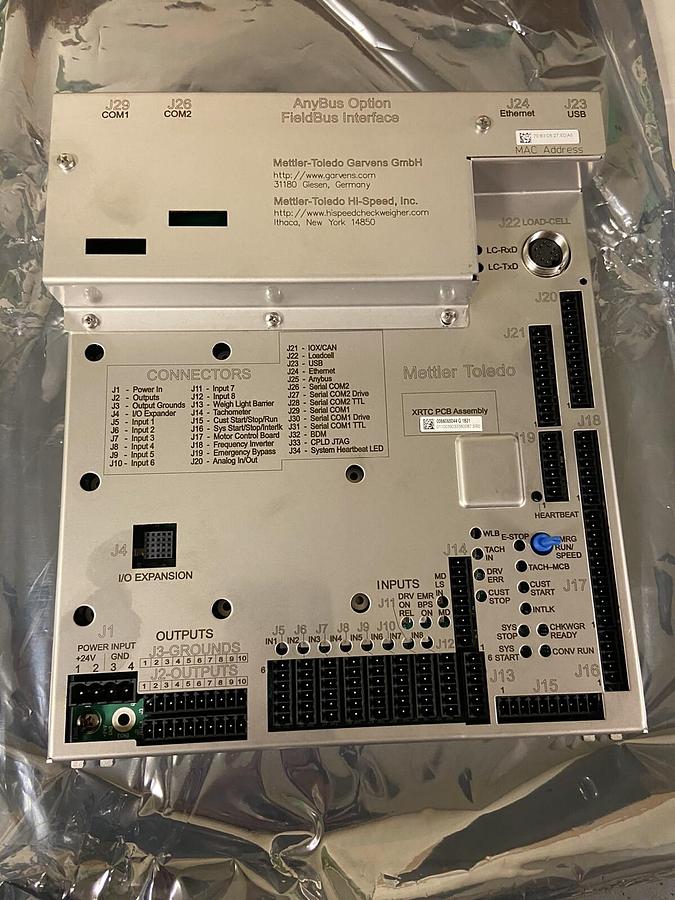 Used Mettler Toledo,66065044-G-1821 XRTC PCB,High Speed Module