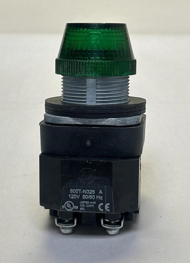 ALLEN BRADLEY,800T-P16,GREEN PILOT LIGHT NOS