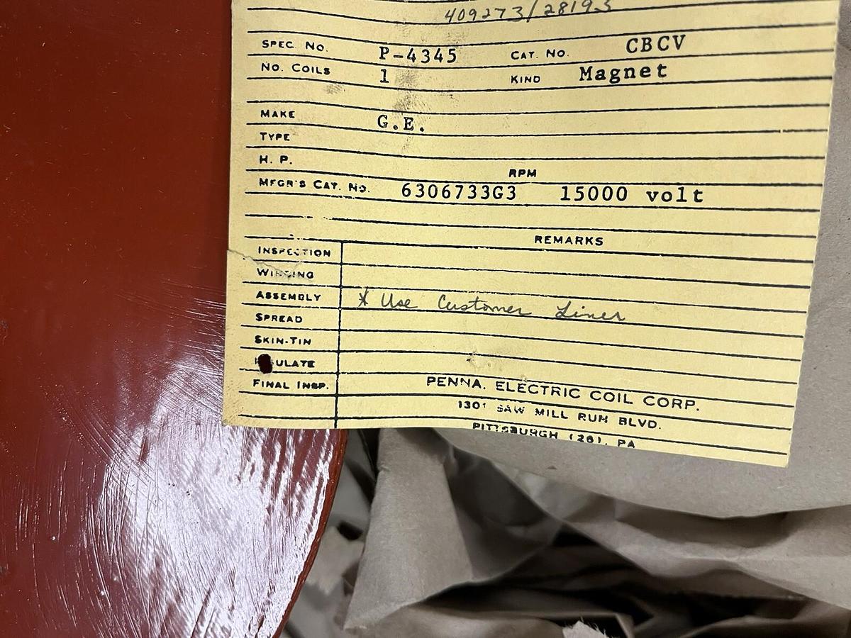 Used GE,6306733G3,Coil for Magne Blast Switch Gear