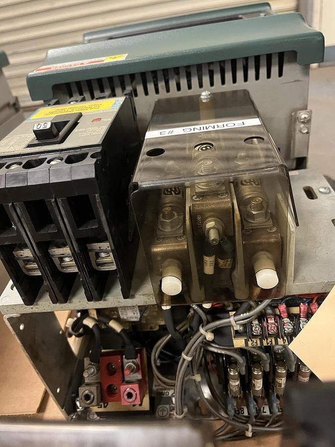 Used RELIANCE,25FR4032,FLEXPAK 3000 DC DRIVE 25HP INPUT 460VAC 3PH OUT 500VDC 45A