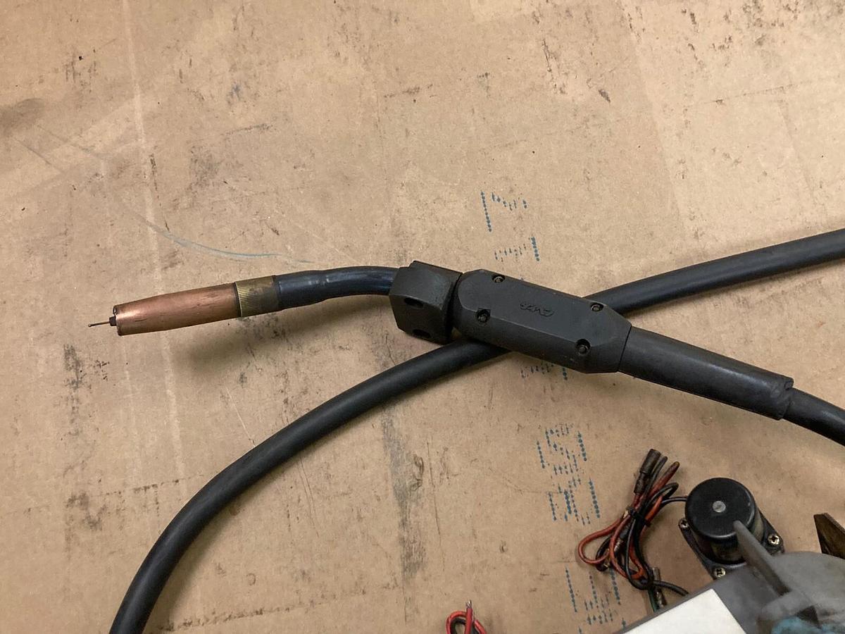 Used Tregaskiss,PMEE-12CBB,Wire Feeder Print Motor Whip Assembly 24V 5A 3600r/min