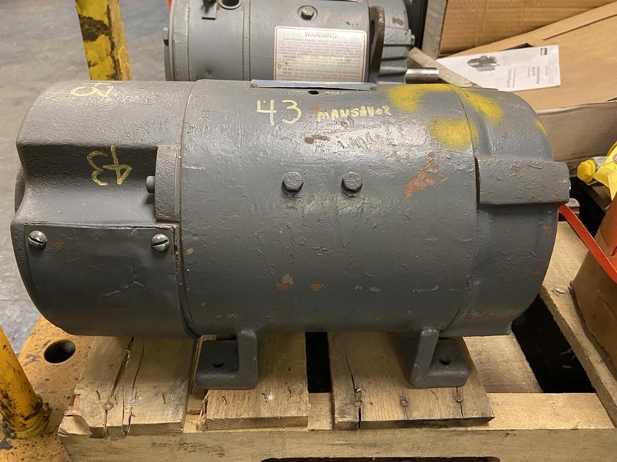 Used Westinghouse Life-Line,187-A,1Hp DC Motor 1050RPM 240VDC 4.3Amps Frame 187-A