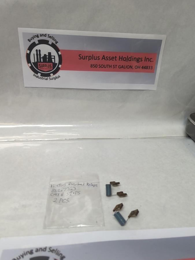 Used JOSLYN CLARK,S1.05,OVERLOAD HEATER ELEMENT LOT OF 2 PRE-OWNED