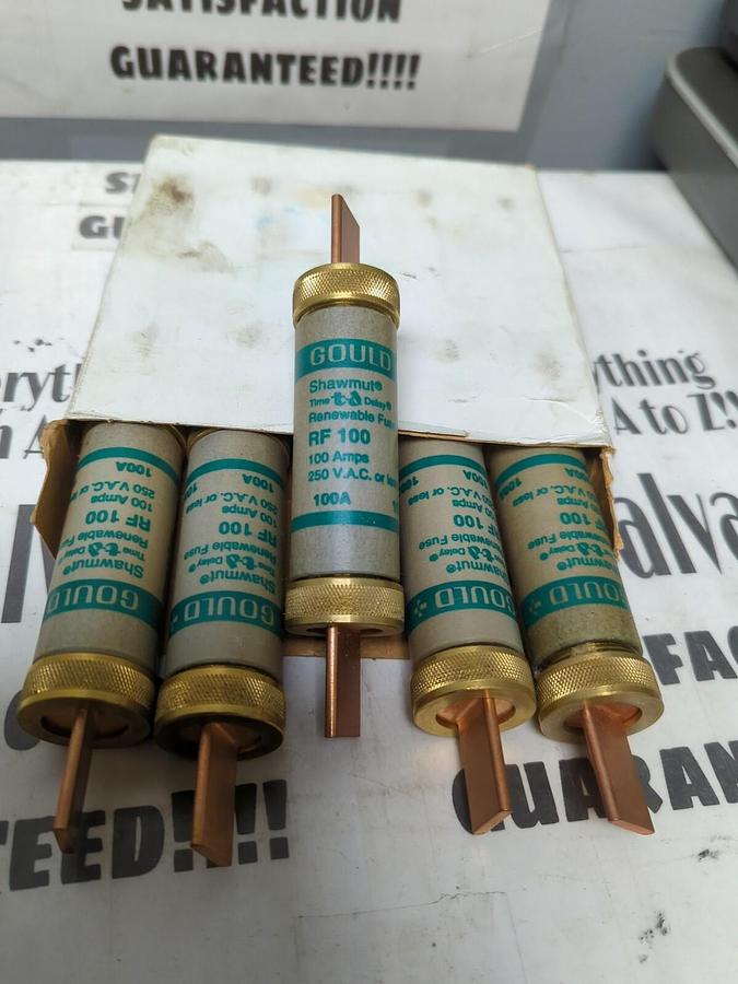 GOULD SHAWMUT,RF-100,RENEWABLE FUSES BOX OF 5 NOS