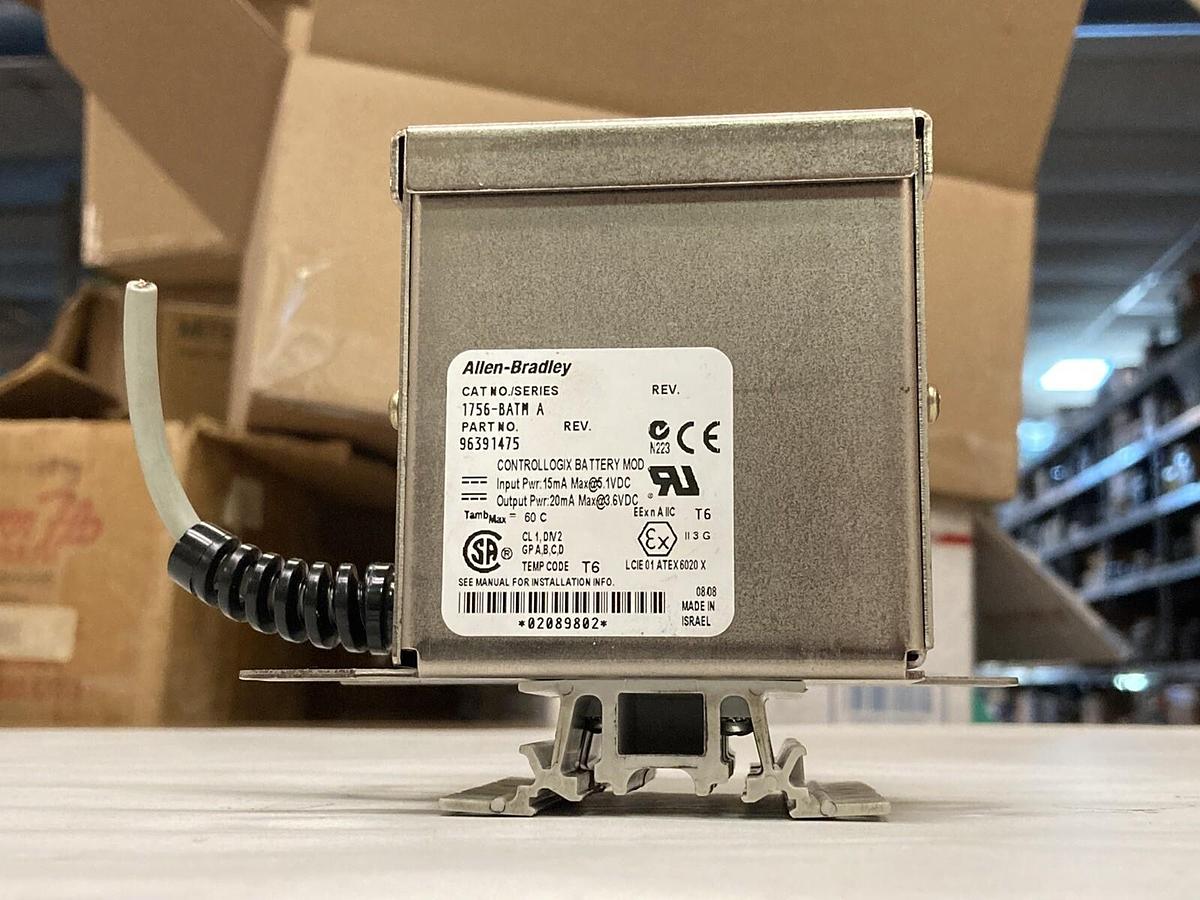Used Allen Bradley,1756-BATM, Ser A Battery Module