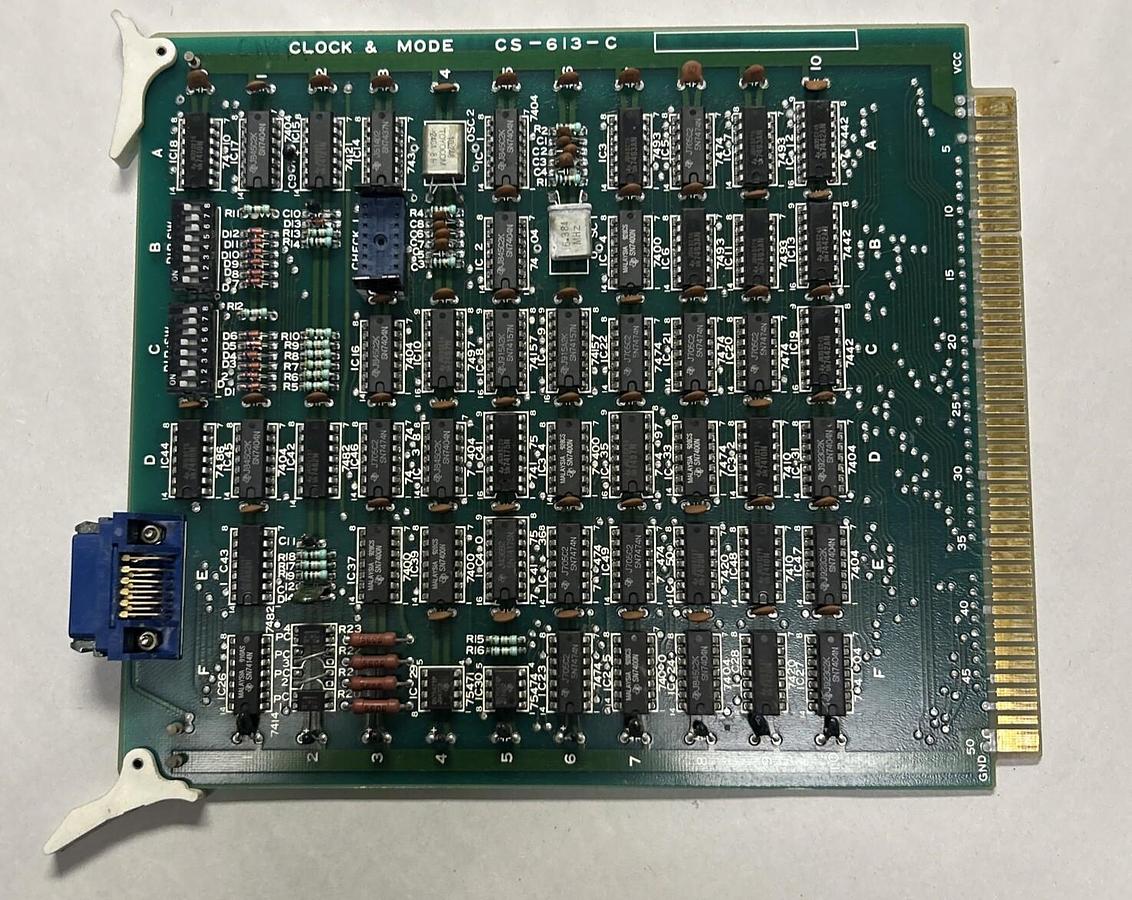 Used UNBRANDED,CS-613-C,CLOCK & MODE CIRCUIT BOARD
