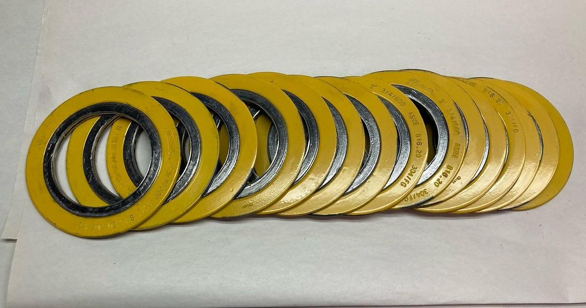 Used Flexitallic,2'3/4/600 ASME B16.20 304/FG,Spiral-Wound Gasket LOT OF 15